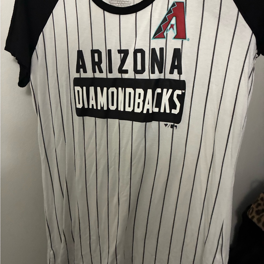 Fanatics Black and White Striped Tee